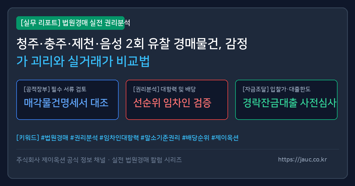 법원경매 감정가와 실거래가 하한선 비교 체크리스트 인포그래픽